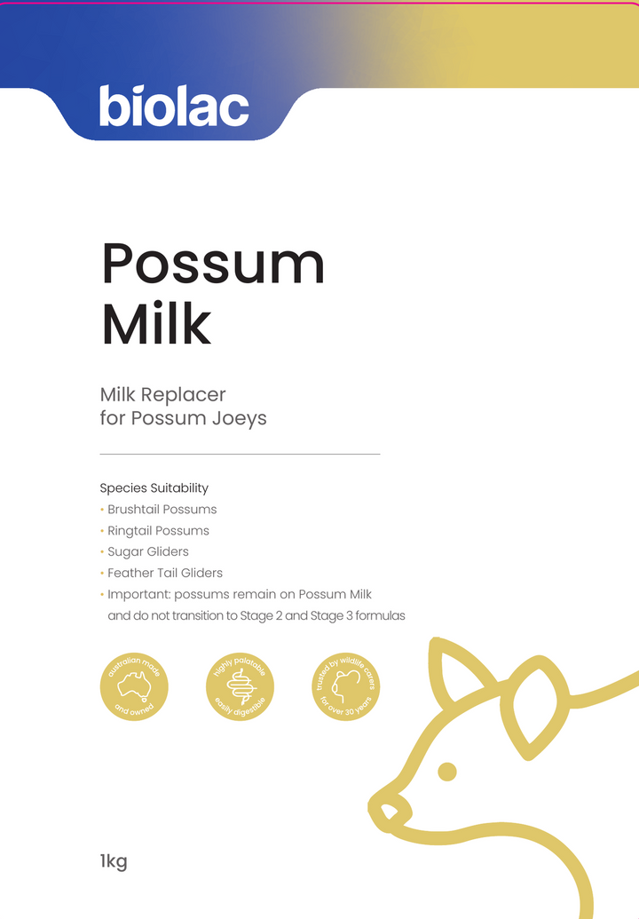 Biolac Possum Milk Replacement Formula